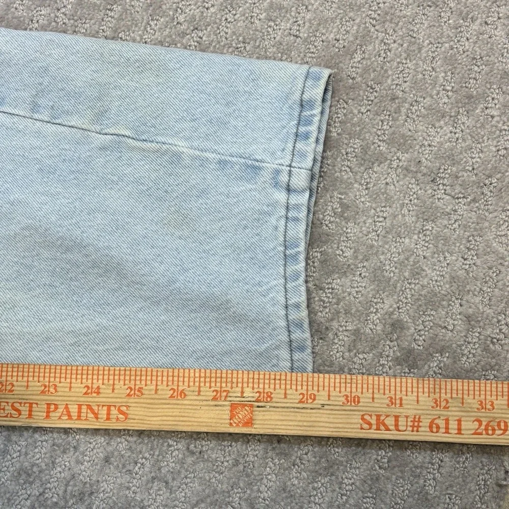 Vintage Brittania Jeans Men's 37X29 Blue Stone Wash Baggy Fit Loose 90's Distess